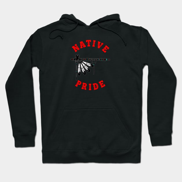 NATIVE PRIDE 41 (PIPE) Hoodie by GardenOfNightmares